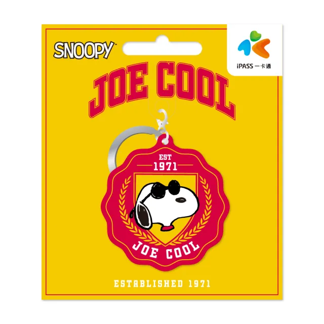 【iPASS 一卡通】SNOOPY《JOE COOL 50th 徽章版》造型一卡通 代銷(史努比)