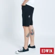 【EDWIN】男裝 JERSEYS 迦績EJ2棉EFS加大碼短褲(黑色)