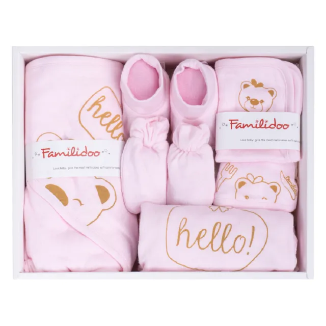 【Familidoo 法米多】新生兒衣服禮盒 滿月周歲禮盒(適合1-2歲的寶寶)