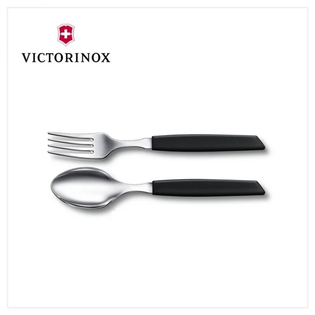 【VICTORINOX 瑞士維氏】Swiss Modern 餐具二入組(餐叉 餐匙)