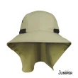 【Juniper 朱尼博】抗UV防潑水披風休閒大眉帽 MJ7213A(帽子/遮陽帽/防曬帽/後蓋片)
