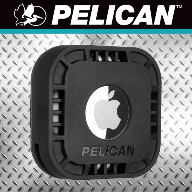 【PELICAN】派力肯 AirTag 專用黏貼式固定座(黑)