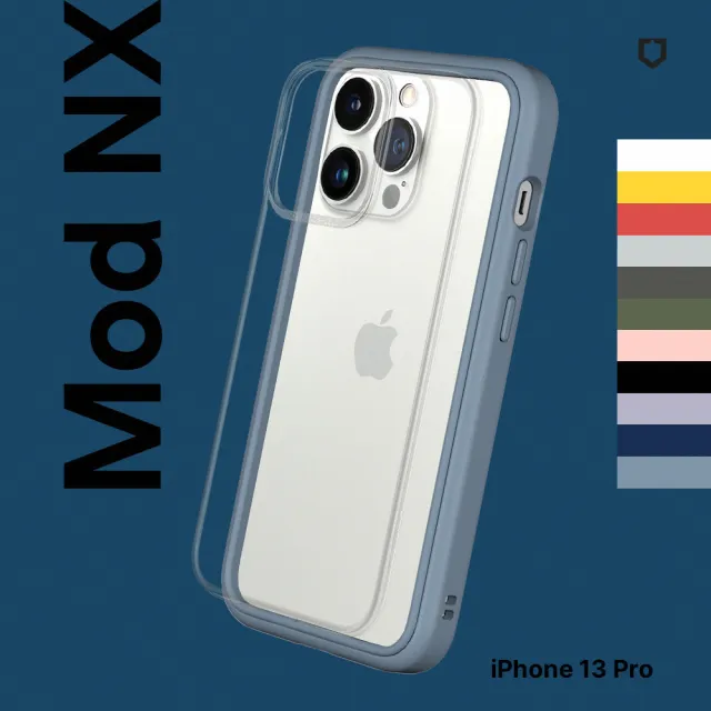 【RHINOSHIELD 犀牛盾】iPhone 13 Pro 6.1吋 Mod NX 邊框背蓋兩用手機保護殼(獨家耐衝擊材料)