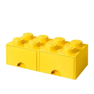 【Room Copenhagen】樂高 LEGO 八凸抽屜收納箱-黃色(40061732)
