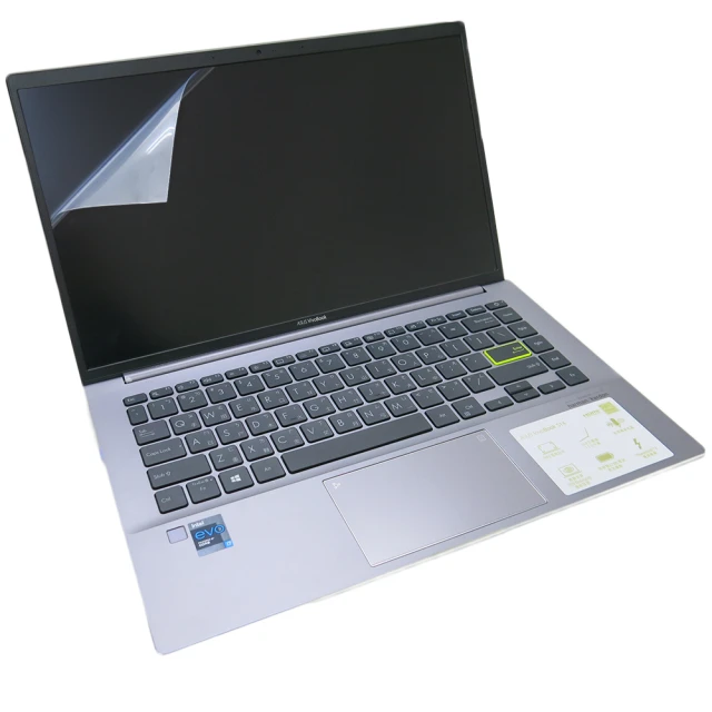 【Ezstick】ASUS VivoBook S14 S435 S435EA 靜電式筆電 螢幕貼(可選鏡面或霧面)