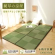 【BELLE VIE】日式和風 六宮格 - 天然藺草可折疊透氣涼蓆 / 涼墊 / 和室墊 / 客廳墊(130x195cm)