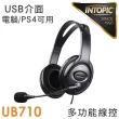 【INTOPIC】USB 7.1ch頭戴式耳機麥克風(JAZZ-UB710)
