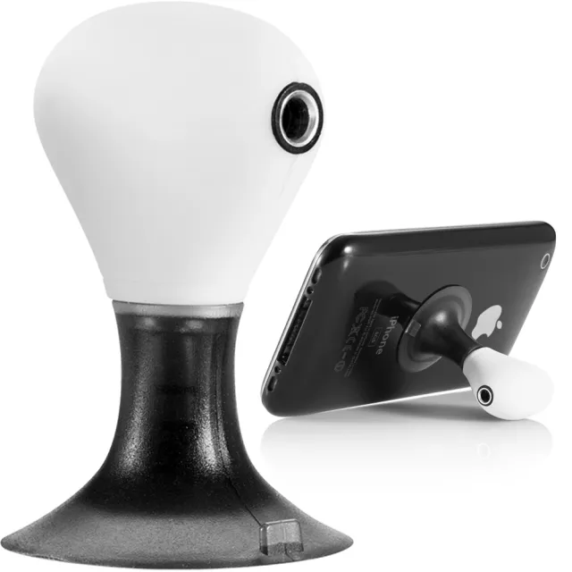 【XDDESIGN】叭噗音樂分享手機座 白  / 手機座 手機架