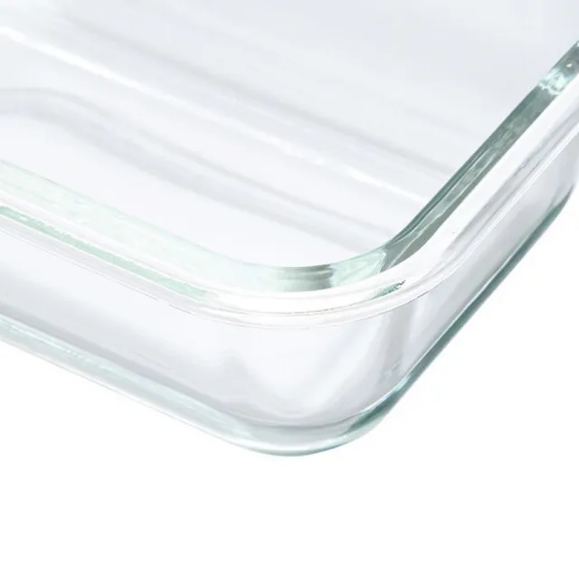 【NITORI 宜得利家居】耐熱玻璃保存容器 370ml 長方形(玻璃保存容器)