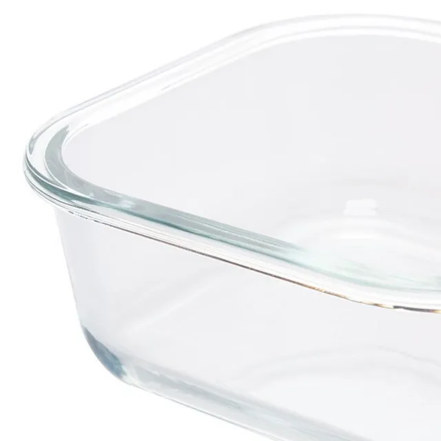 【NITORI 宜得利家居】耐熱玻璃保存容器 780ml 正方形(玻璃保存容器)
