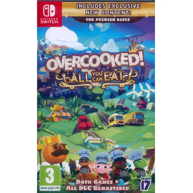 【Nintendo 任天堂】NS Switch 胡鬧廚房!全都好吃 中英日文歐版(煮過頭大合輯 Overcooked)