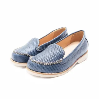 【SAPATOTERAPIA】女 日系風小清新休閒莫卡辛鞋 女鞋(藍色)