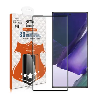 【VXTRA】三星 Samsung Galaxy Note20 Ultra 5G 3D全膠貼合 滿版疏水疏油9H鋼化頂級玻璃膜-黑