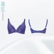【Swear 思薇爾】撩波幻彩系列B-F罩蕾絲集中包覆女內衣(潾鏡紫)