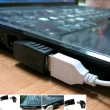 【Ainmax 艾買氏】USB 2.0 A公 轉 A母 轉 90 度接頭適合筆電(USB2.0)