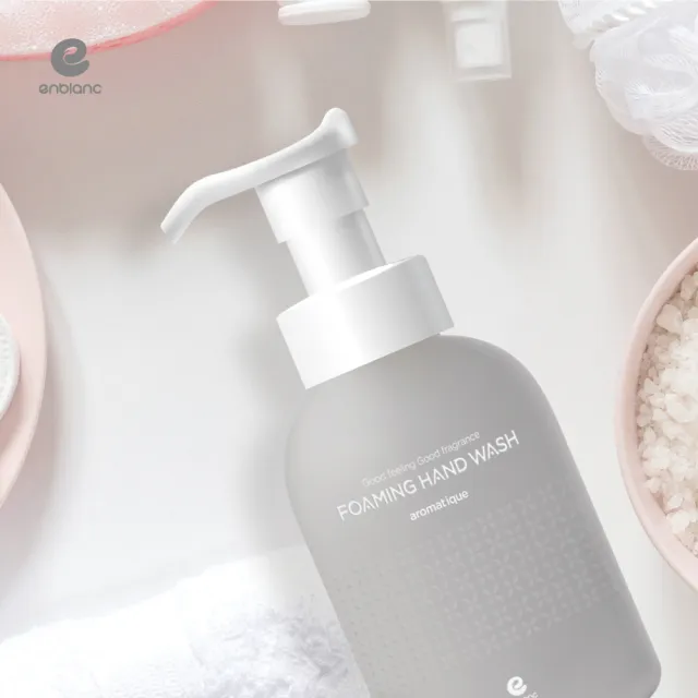 【ENBLANC】天然香氛洗手慕斯300ml3入組(佛手柑花+迷迭香+皂香)