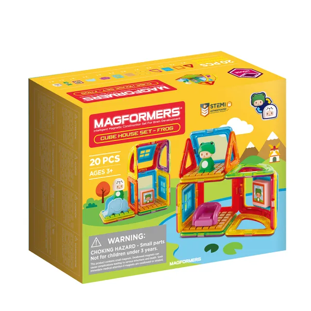 【Magformers】磁性建構片-青蛙的家+企鵝的家(2021新品上市)