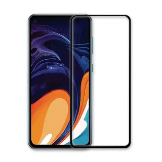 【A+ 極好貼】SAMSUNG Galaxy A60 9H鋼化玻璃保護貼(2.5D滿版兩入組)