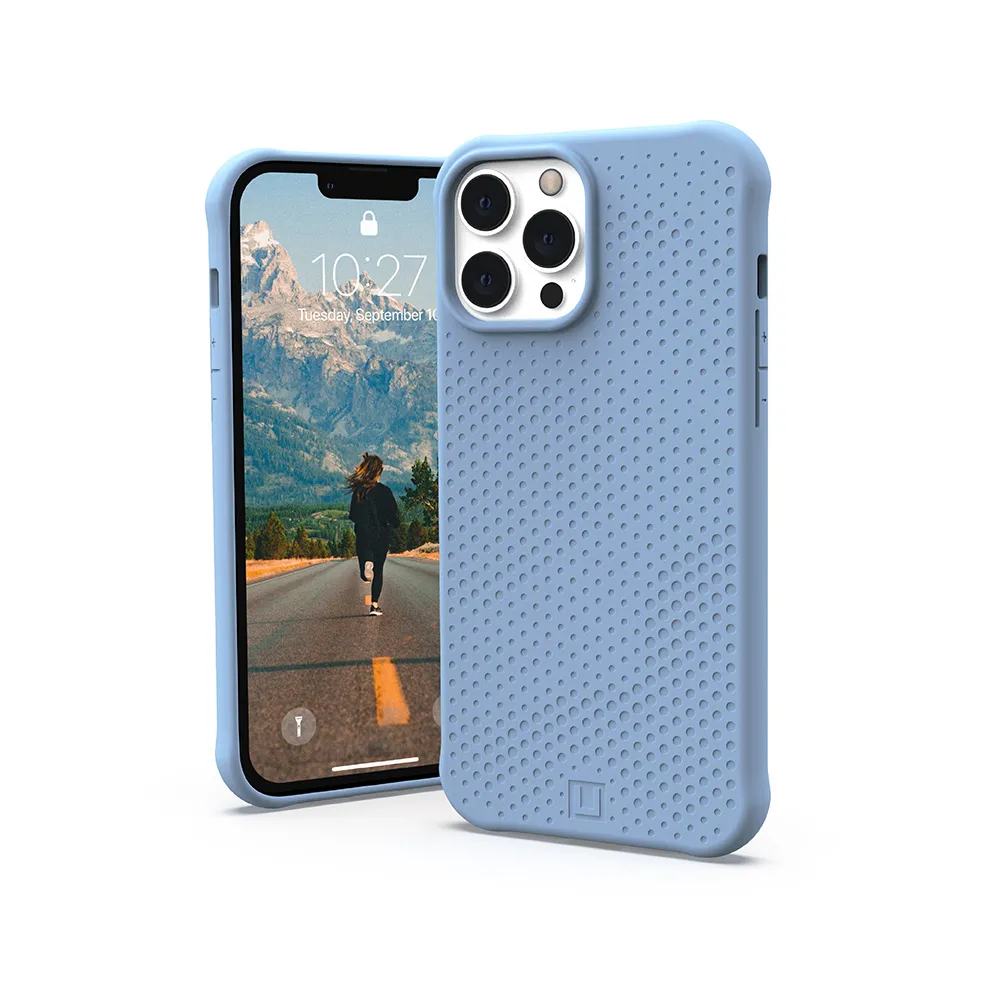 【UAG】(U) iPhone 13 Pro Max 耐衝擊矽膠保護殼-藍