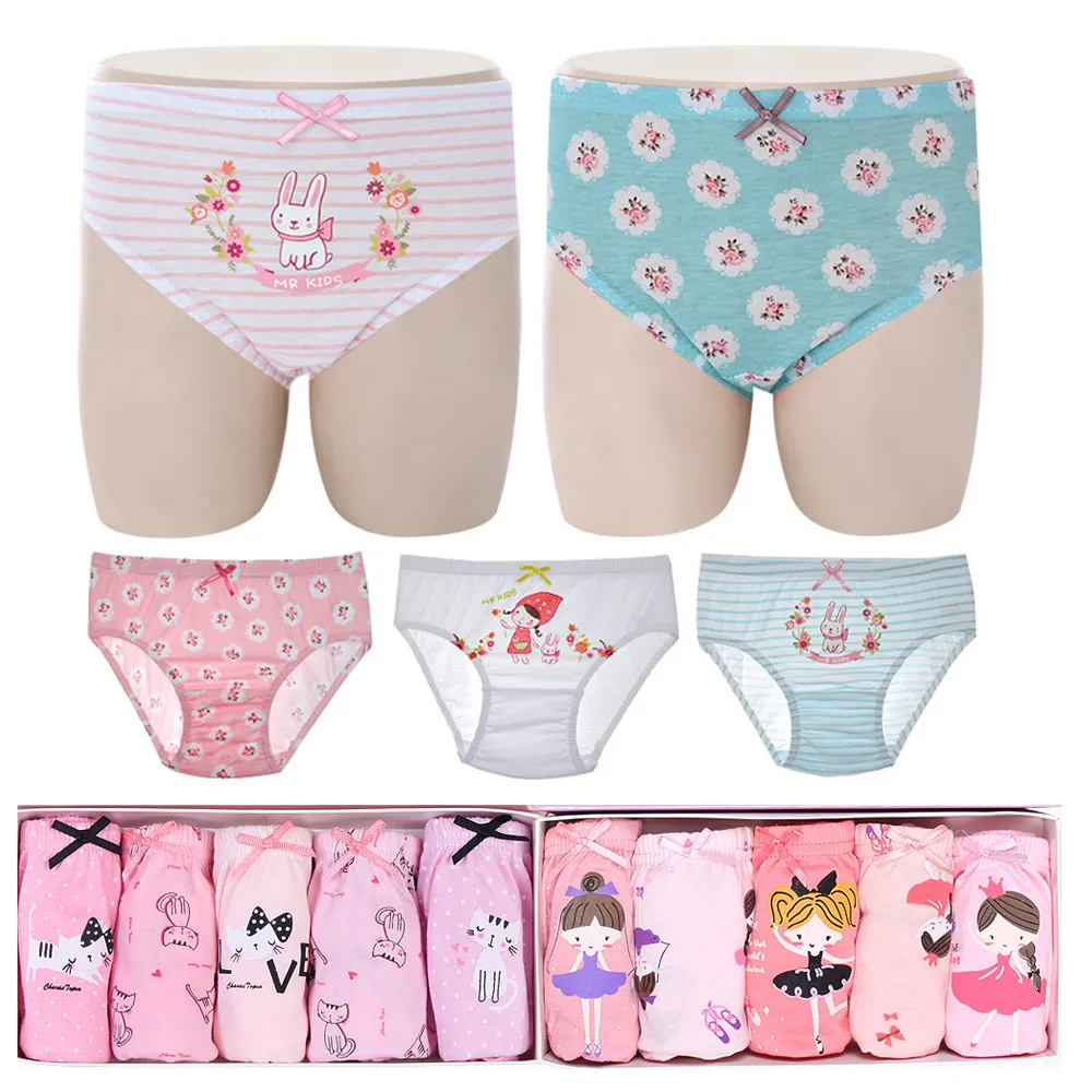 女童內褲 BabyPark】韓國純棉兒童內褲5入組(三角褲女童內褲) - momo購物網- 好評推薦-2025年6月