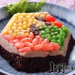 【上野物產】八寶芋泥甜紫米糕6份(600g±10%/份)