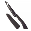【KAI 貝印】Nyammy 黑貓咪不鏽鋼水果刀+削皮刀(超值2件組)