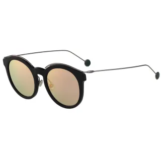 【Dior 迪奧】水銀面 太陽眼鏡(黑色)