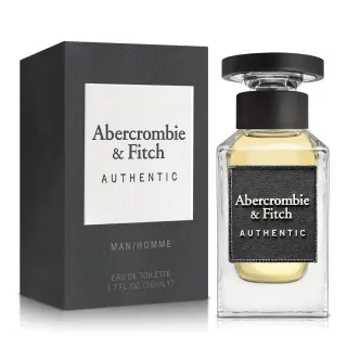 【Abercrombie & Fitch】即期品 真我男性淡香水50ml(專櫃公司貨-效期至2024.09)