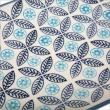 【VERSA】長方淺餐盤 圓葉藍23cm(餐具 器皿 盤子)