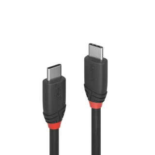 【LINDY 林帝】Black USB 3.2 Gen 2x2 Type-C 公 to 公傳輸線 1m 36906