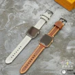 【娜娜錶帶】送模x2 中錶扣 直身 Apple Watch 7代 6代 七代 SE 45mm 41mm 44mm 40mm 真皮錶帶 牛皮錶帶
