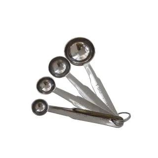 【de Buyer 畢耶】不鏽鋼量匙4入套組(1/1.5/5/15ml)