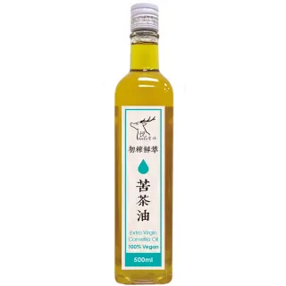 【悅生活】極鮮 嘉義梅山三道過濾冷壓苦茶油王 ω-9 83% 500ml/瓶 二入組(消化道機能 調整體質)