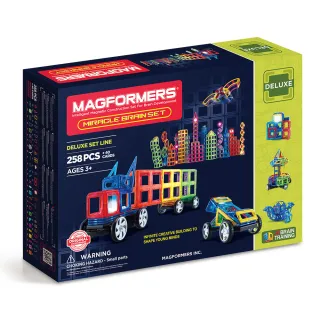 【Magformers】磁性建構片-炫彩奇蹟258片裝(贈迷你屋)