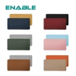 【ENABLE】雙色皮革 大尺寸 辦公桌墊/滑鼠墊/餐墊(40x80cm/防水抗污/辦公桌墊/滑鼠墊/餐墊)