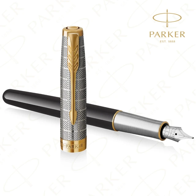 PARKER 《派克 卓爾致臻 18K F尖 黛黑鋼筆》買就送派克鋼筆墨水！