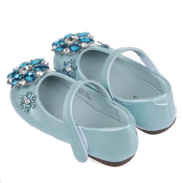 【布布童鞋】冰晶鑽石水藍色兒童公主鞋(Q1G116B)