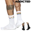 【ADDICTED】彩虹襪子RAINBOW/SOCKS/AD839(AD/彩虹/襪子/小腿襪/iMen)