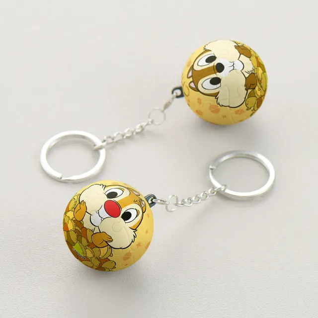【Pintoo】24片立體鑰匙圈拼圖 - 迪士尼 - 奇奇與蒂蒂 - 橡果樂園