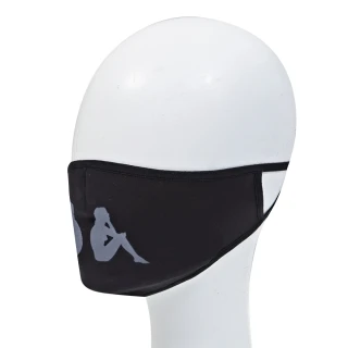 【KAPPA】時尚舒適運動口罩 非醫療用(黑 36147PW005)