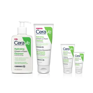 【CeraVe 適樂膚】溫和洗卸泡沫潔膚乳 大+小 年度限定組(8折/保濕洗臉卸妝)