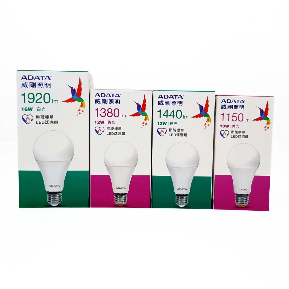 【ADATA 威剛】6入組 LED 10W 3000K 黃光 E27 全電壓 節能 球泡燈 _ AD520034