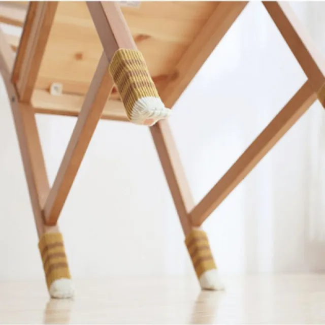 【品川製物】小貓掌桌椅保護套4入(可愛貓掌設計 防滑靜音保護居家地板)