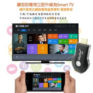 【DW 達微科技】2021年版 五代Skyfun 5th 全自動雙核無線影音電視棒(附3大好禮)
