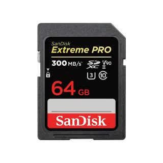 【SanDisk】ExtremePRO  SDXC UHS-II 記憶卡 64GB(公司貨)