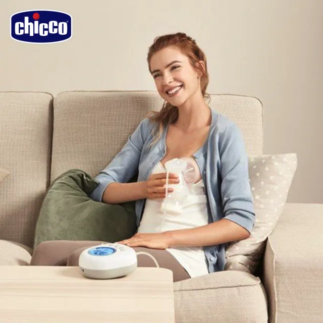 【Chicco 官方直營】天然母感電動吸乳器x2+天然母感2倍防脹PP奶瓶4大