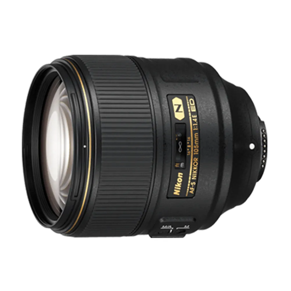 Nikon 尼康】AF-S NIKKOR 105mm F1.4E ED 遠攝定焦鏡頭(平行輸入 