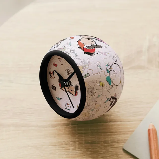【Pintoo】迪士尼 - Tsum Tsum - 甜蜜時光 - 桌上時鐘拼圖145片