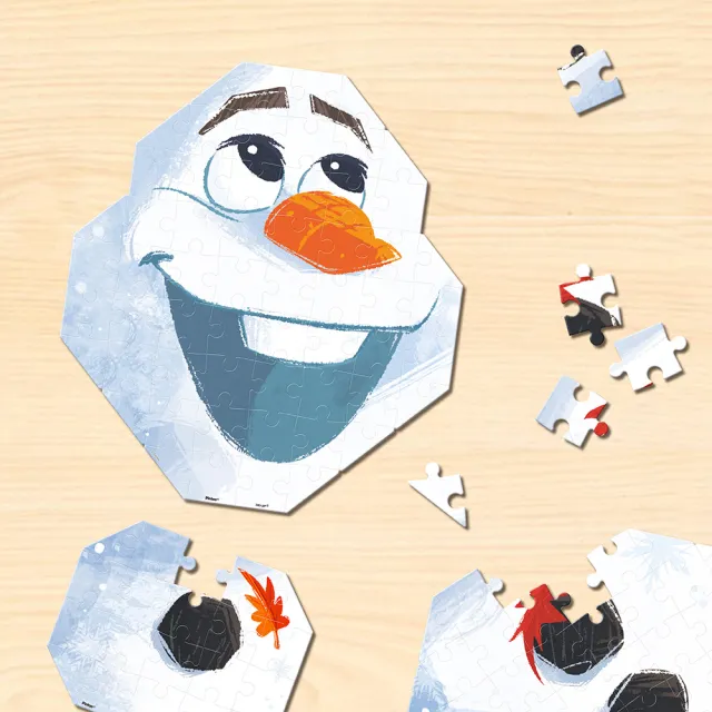 【Pintoo】135片造型兒童拼圖 - 迪士尼 - 冰雪奇緣 - 雪寶