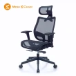 【Mesh 3 Chair】恰恰人體工學網椅-附頭枕-酷黑(人體工學椅、網椅、電腦椅)